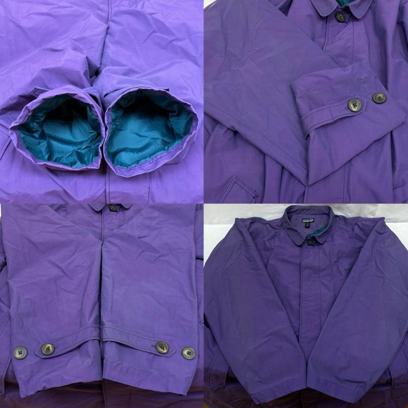 パタゴニア patagonia コート コート一般 00s 2000AW USA製 City Raincoat シティ レインコート 86061 エッグプラント ステンカラー M メンズ USED 古着 中古 50164310