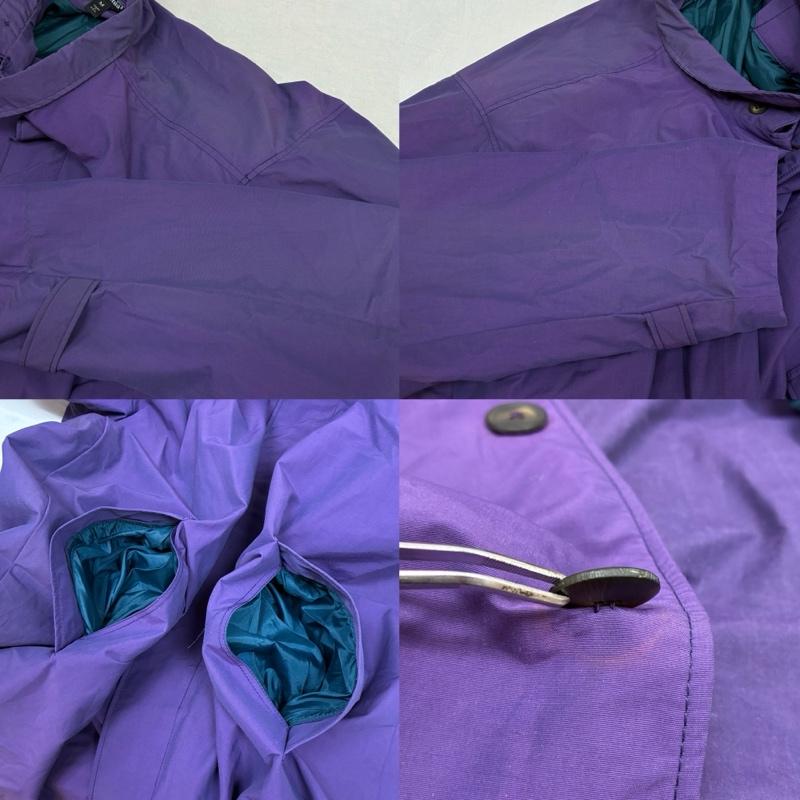 パタゴニア patagonia コート コート一般 00s 2000AW USA製 City Raincoat シティ レインコート 86061 エッグプラント ステンカラー M メンズ USED 古着 中古 50164310