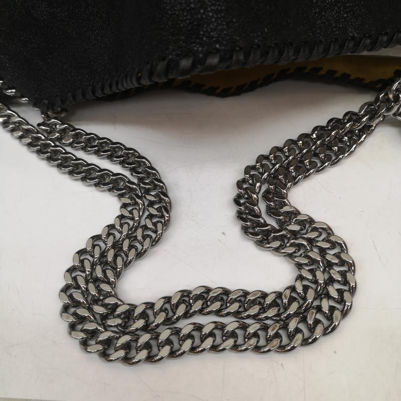 ステラマッカートニー STELLA McCARTNEY トートバッグ トートバッグ 498494 W8187 FALABELLA 2WAY リバーシブル ハンド ショルダー トート バッグ 黒 / ブラック / black レディース USED 古着 中古 50164311