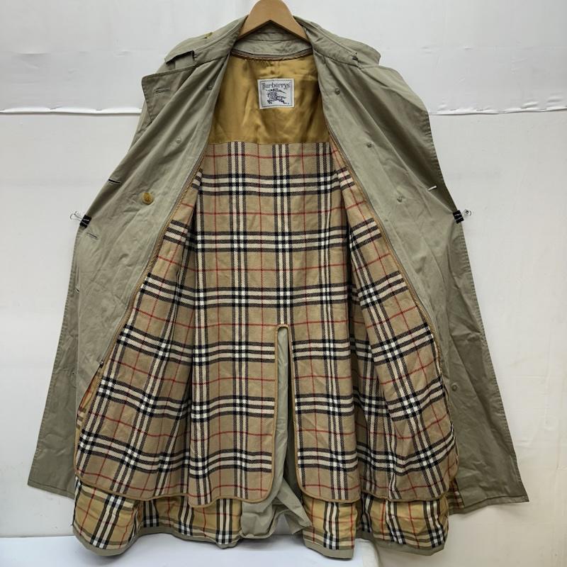 バーバリーズ BURBERRYS コート トレンチコート 90s 白タグ ノバチェック ライナー トレンチ コート - ベージュ / ベージュ / beige レディース USED 古着 中古 50164312