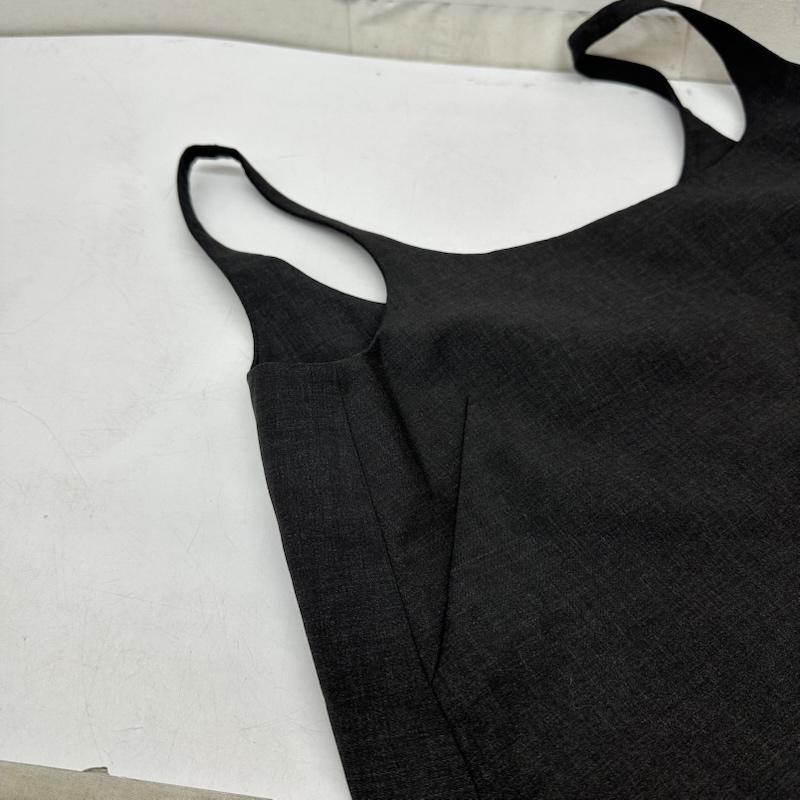 プラダ PRADA ワンピース ミニスカート ウール キャミ ワンピース DNA942 40 黒 / ブラック / black X ダークグレー / ダークグレー / レディース USED 古着 中古 50164313