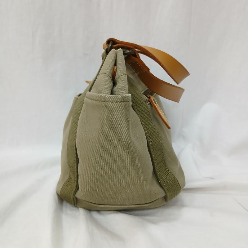 ダコタ Dakota ハンドバッグ ハンドバッグ pitt ピット ハンドバッグ カーキ レザー キャンバス 革 カーキ - 無地 X ロゴ、文字 茶 / ブラウン / brown X カーキ / カーキ / khaki レディース USED 古着 中古 50164324