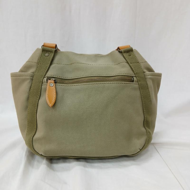 ダコタ Dakota ハンドバッグ ハンドバッグ pitt ピット ハンドバッグ カーキ レザー キャンバス 革 カーキ - 無地 X ロゴ、文字 茶 / ブラウン / brown X カーキ / カーキ / khaki レディース USED 古着 中古 50164324