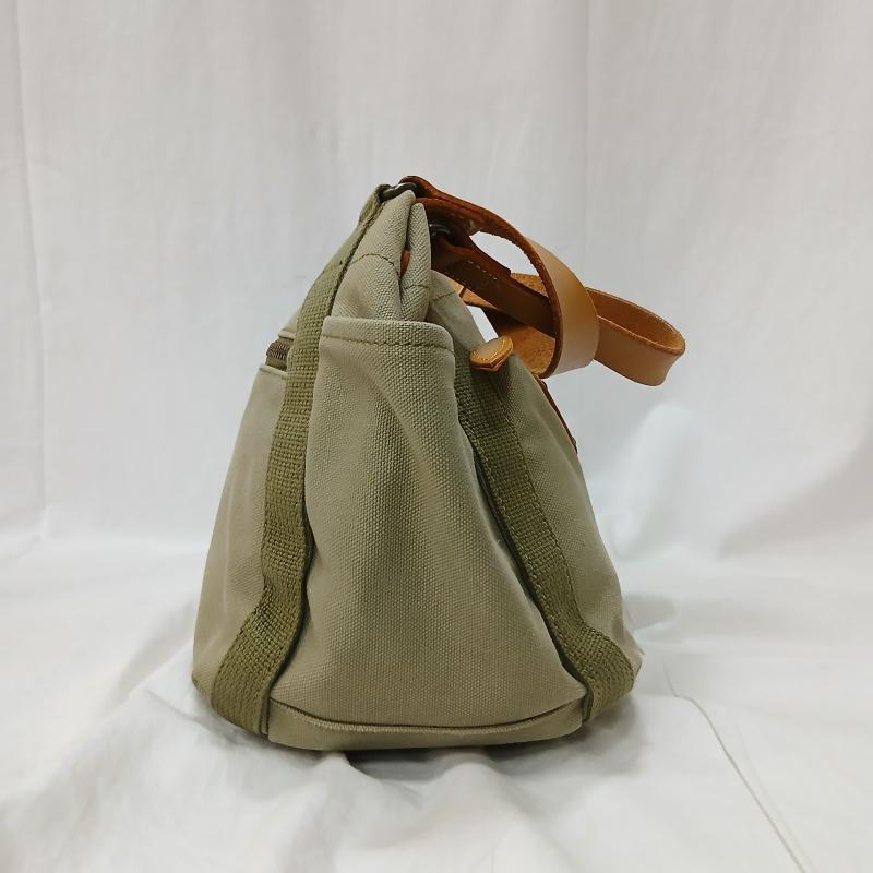 ダコタ Dakota ハンドバッグ ハンドバッグ pitt ピット ハンドバッグ カーキ レザー キャンバス 革 カーキ - 無地 X ロゴ、文字 茶 / ブラウン / brown X カーキ / カーキ / khaki レディース USED 古着 中古 50164324