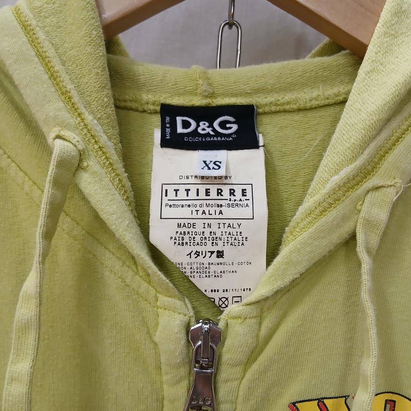 ドルチェアンドガッバーナ DOLCE&GABBANA パーカー 半袖 ワンダーウーマン ノースリーブ パーカー y2k XS 緑 / グリーン / green レディース USED 古着 中古 50164326