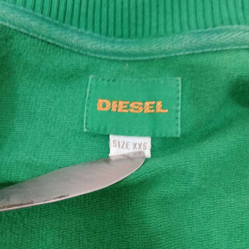 ディーゼル DIESEL ジャケット、上着 ジャンパー、ブルゾン ハイネック スウェット ジップアップ ジャケット XXS 緑 / グリーン / green レディース USED 古着 中古 50164331