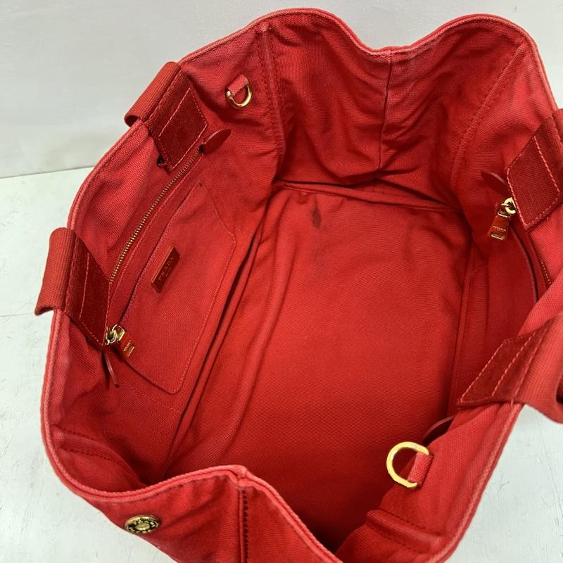 プラダ PRADA ハンドバッグ ハンドバッグ カナパトート ハンドバッグ BN2642 - 赤 / レッド / red レディース USED 古着 中古 50164341