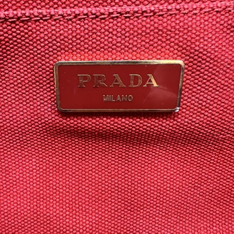 プラダ PRADA ハンドバッグ ハンドバッグ カナパトート ハンドバッグ BN2642 - 赤 / レッド / red レディース USED 古着 中古 50164341