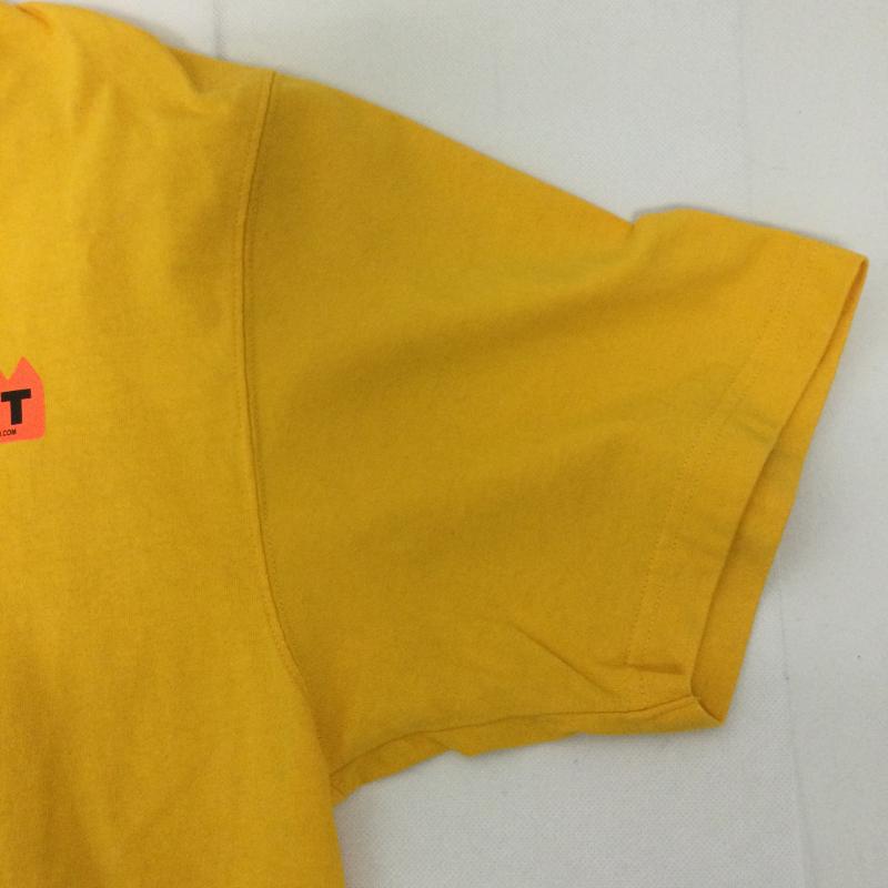 ブラックアイパッチ BlackEyePatch Tシャツ 半袖 THE BLACK EYE PATCH HOT Tシャツ XL ロゴ、文字 黄 / イエロー / yellow メンズ USED 古着 中古 50164345