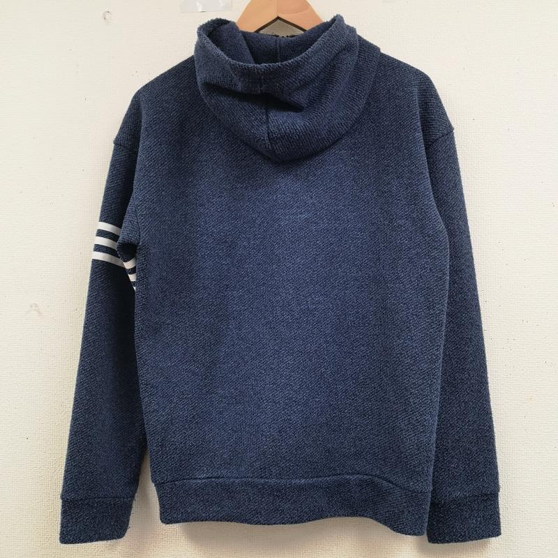 アディダス adidas パーカー 長袖 スリースストライプ 3本線 ニット フリース フルジップ DM8544 S 青 / ブルー / blue メンズ USED 古着 中古 50164347