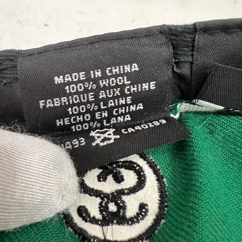 ステューシー STUSSY 帽子 キャップ ×NEW ERA ベースボールキャップ 7 1/2 59.6cm - 緑 / グリーン / green メンズ USED 古着 中古 50164351