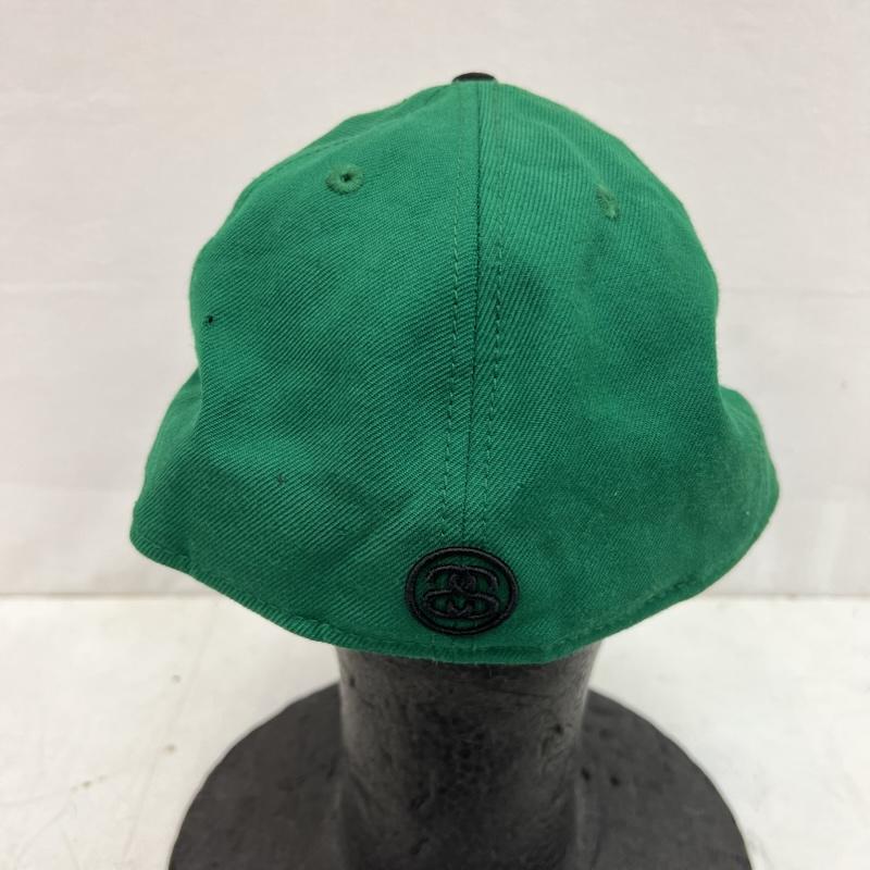 ステューシー STUSSY 帽子 キャップ ×NEW ERA ベースボールキャップ 7 1/2 59.6cm - 緑 / グリーン / green メンズ USED 古着 中古 50164351