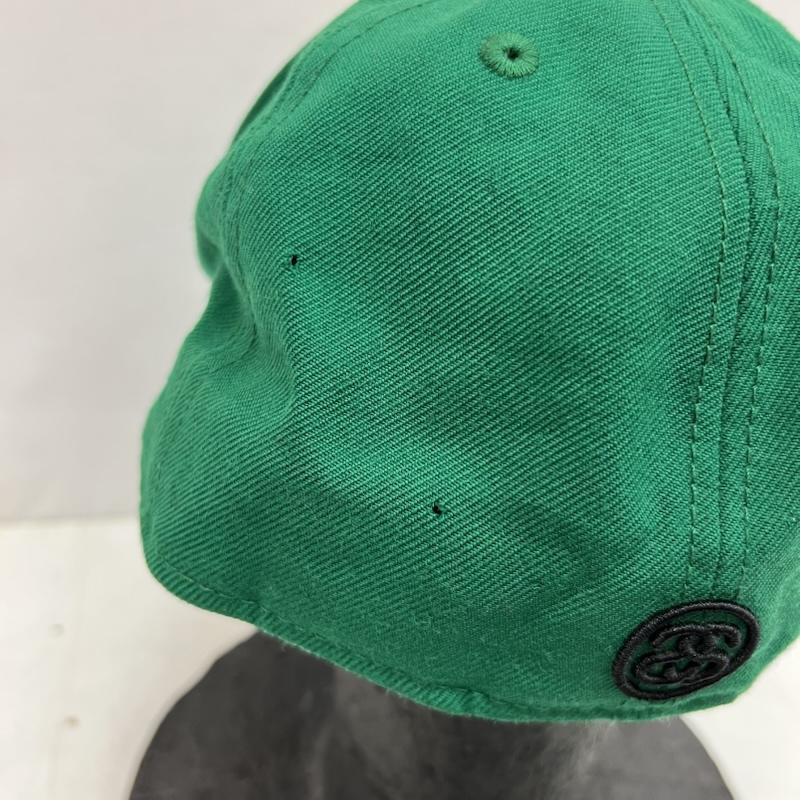 ステューシー STUSSY 帽子 キャップ ×NEW ERA ベースボールキャップ 7 1/2 59.6cm - 緑 / グリーン / green メンズ USED 古着 中古 50164351