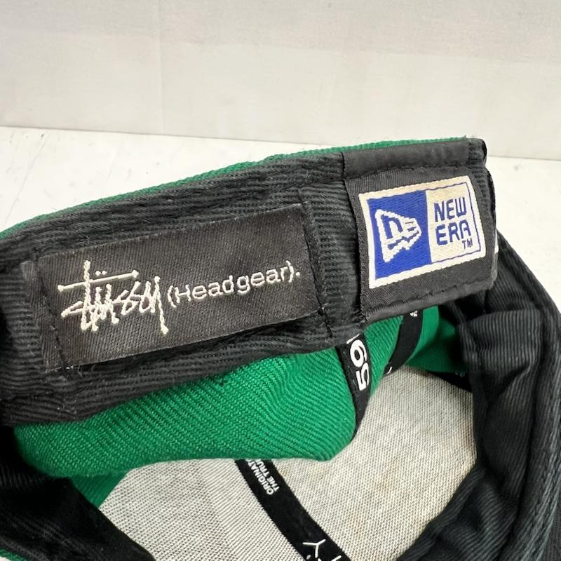 ステューシー STUSSY 帽子 キャップ ×NEW ERA ベースボールキャップ 7 1/2 59.6cm - 緑 / グリーン / green メンズ USED 古着 中古 50164351