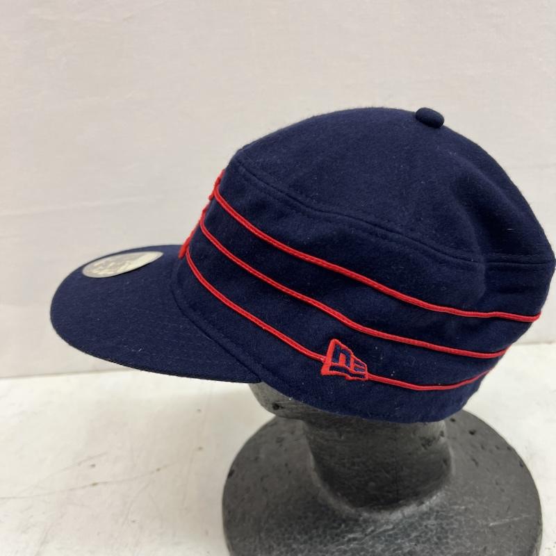 ステューシー STUSSY 帽子 キャップ ×NEW ERA Pillbox ピルボックス キャップ 7 1/2 59.6cm - 紺 / ネイビー / navy メンズ USED 古着 中古 50164352