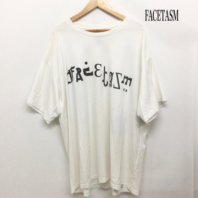 ファセッタズム FACETASM Tシャツ 半袖 ファセッタズム MRC-TEE-U08 Tシャツ オーバーサイズ - ロゴ、文字 白 / ホワイト / white メンズ USED 古着 中古 50164354