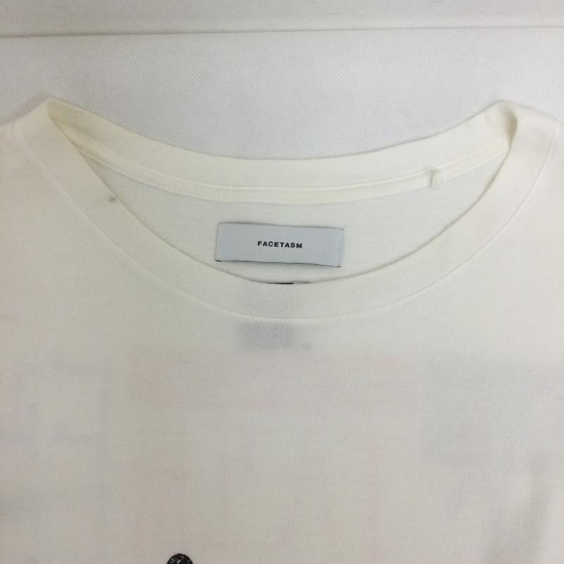 ファセッタズム FACETASM Tシャツ 半袖 ファセッタズム MRC-TEE-U08 Tシャツ オーバーサイズ - ロゴ、文字 白 / ホワイト / white メンズ USED 古着 中古 50164354