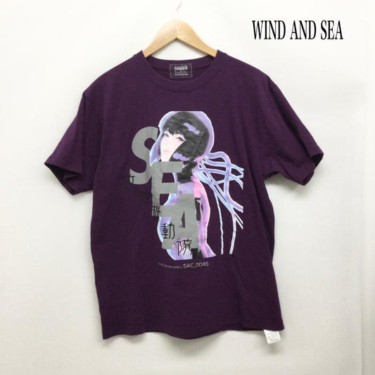 ウィンダンシー WIND AND SEA Tシャツ 半袖 WIND AND SEA ウィンダンシー WDS-GITS-13 攻殻機動隊 半袖 Tシャツ L キャラクター 紫 / パープル / purple メンズ USED 古着 中古 50164356