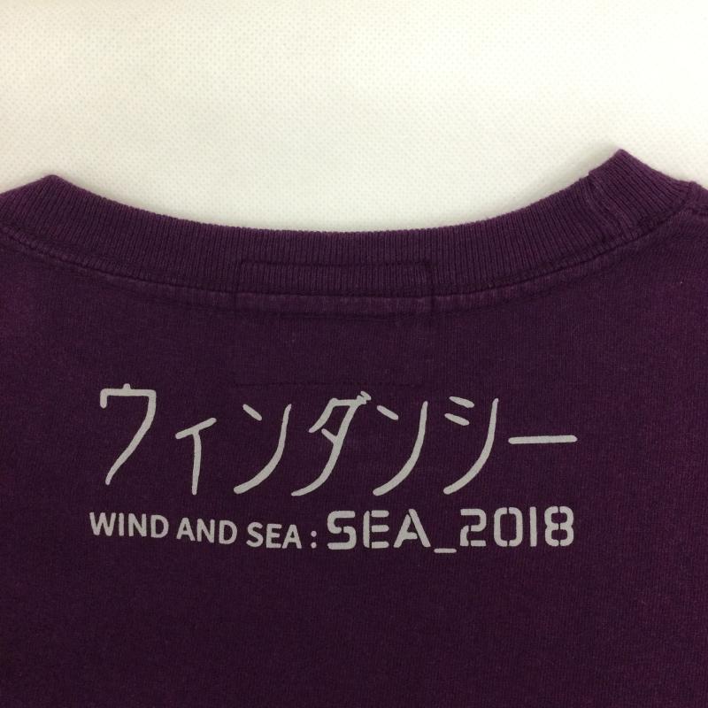 ウィンダンシー WIND AND SEA Tシャツ 半袖 WIND AND SEA ウィンダンシー WDS-GITS-13 攻殻機動隊 半袖 Tシャツ L キャラクター 紫 / パープル / purple メンズ USED 古着 中古 50164356