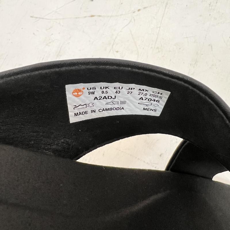 ティンバーランド Timberland サンダル サンダル シートン ベイ クロス ストラップ サンダル 27.0cm 黒 / ブラック / black メンズ USED 古着 中古 50164357