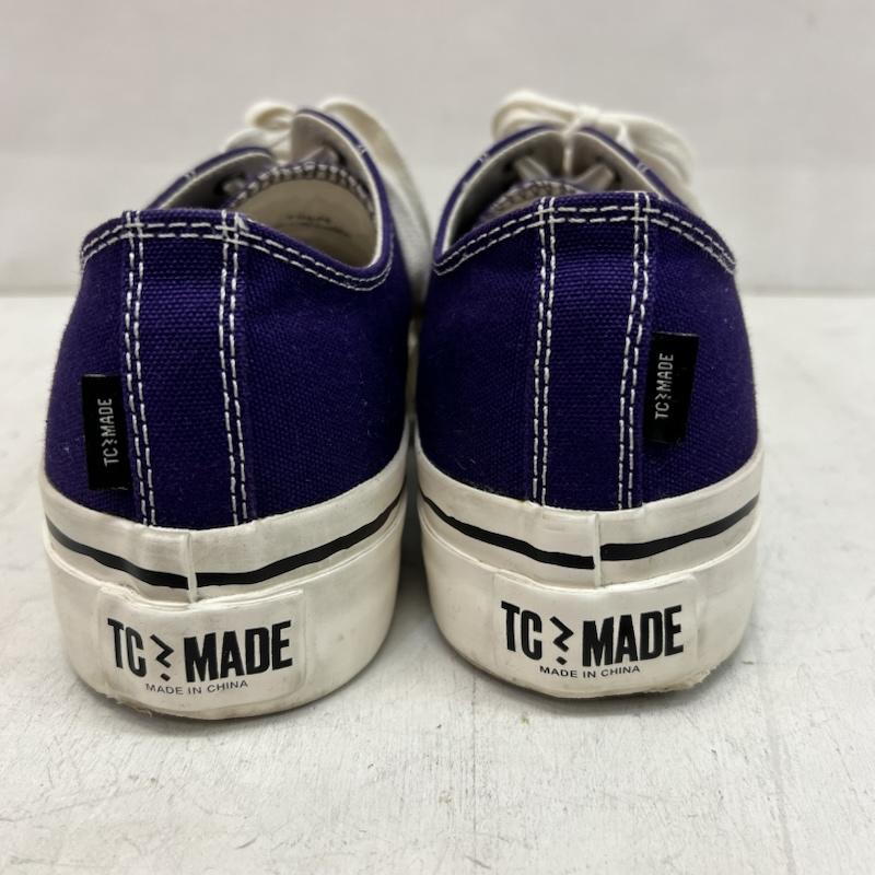 古着 USED スニーカー スニーカー T/C MADE ティーシーメイド TC020 キャンバススニーカー 厚底 41 - 紫 / パープル / purple メンズ USED 古着 中古 50164359