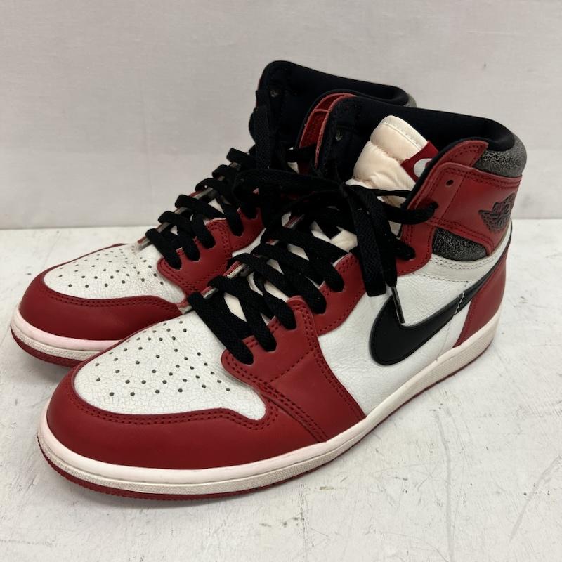 ナイキ NIKE スニーカー スニーカー AIR JORDAN 1 HIGH OG LOST ＆ FOUND CHICAGO DZ5485-612 28.0cm 白 / ホワイト / white X 赤 / レッド / red X 黒 / ブラック / black メンズ USED 古着 中古 50164361