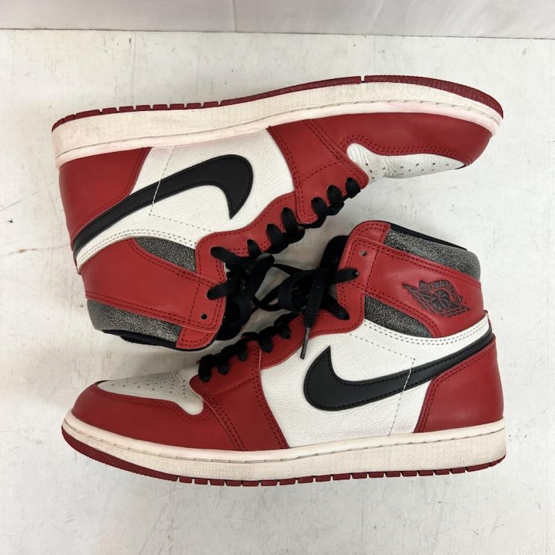ナイキ NIKE スニーカー スニーカー AIR JORDAN 1 HIGH OG LOST ＆ FOUND CHICAGO DZ5485-612 28.0cm 白 / ホワイト / white X 赤 / レッド / red X 黒 / ブラック / black メンズ USED 古着 中古 50164361