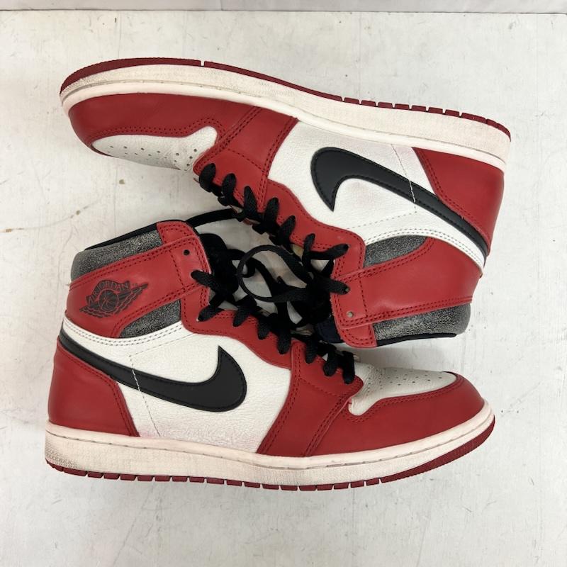 ナイキ NIKE スニーカー スニーカー AIR JORDAN 1 HIGH OG LOST ＆ FOUND CHICAGO DZ5485-612 28.0cm 白 / ホワイト / white X 赤 / レッド / red X 黒 / ブラック / black メンズ USED 古着 中古 50164361