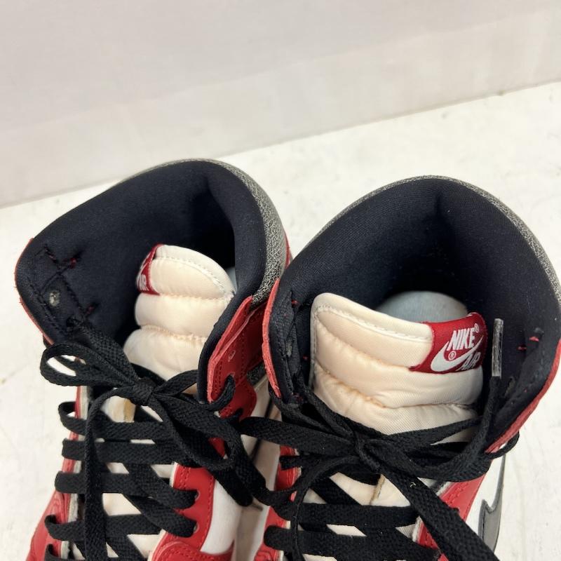 ナイキ NIKE スニーカー スニーカー AIR JORDAN 1 HIGH OG LOST ＆ FOUND CHICAGO DZ5485-612 28.0cm 白 / ホワイト / white X 赤 / レッド / red X 黒 / ブラック / black メンズ USED 古着 中古 50164361