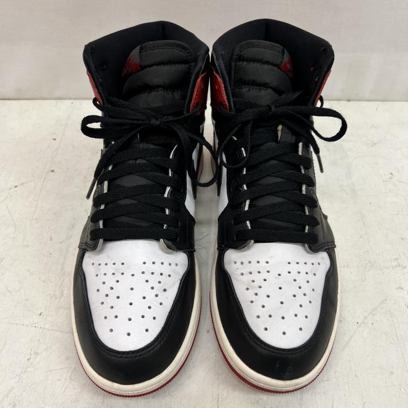 ナイキ NIKE スニーカー スニーカー AIR JORDAN 1 RETRO HIGH OG エアジョーダン つま黒 DZ5485-106 28.0cm 白 / ホワイト / white X 黒 / ブラック / black X 赤 / レッド / red メンズ USED 古着 中古 50164362