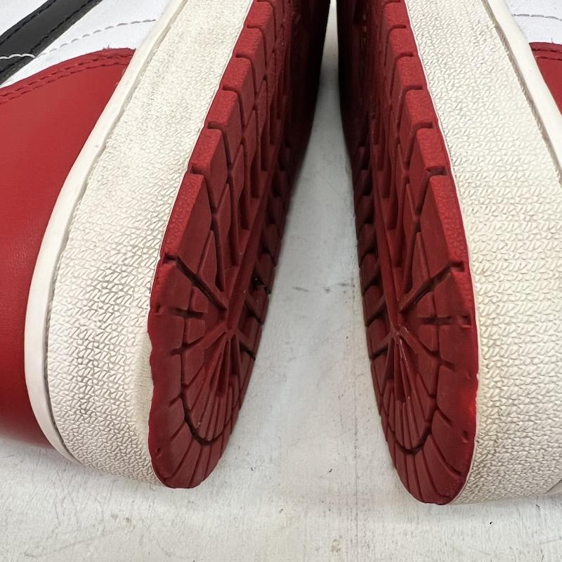 ナイキ NIKE スニーカー スニーカー AIR JORDAN 1 RETRO HIGH OG エアジョーダン つま黒 DZ5485-106 28.0cm 白 / ホワイト / white X 黒 / ブラック / black X 赤 / レッド / red メンズ USED 古着 中古 50164362