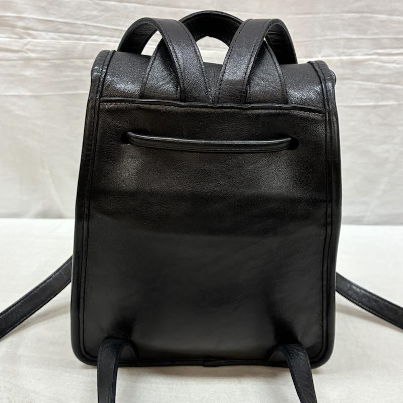 コーチ COACH リュックサック、デイパック リュックサック、デイバッグ オールド 90s 95年 USA製 ターンロック レザー リュック 9960 - レディース USED 古着 中古 50164370