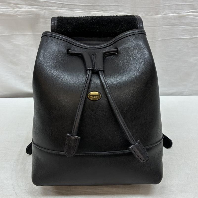 コーチ COACH リュックサック、デイパック リュックサック、デイバッグ オールド 90s 95年 USA製 ターンロック レザー リュック 9960 - レディース USED 古着 中古 50164370
