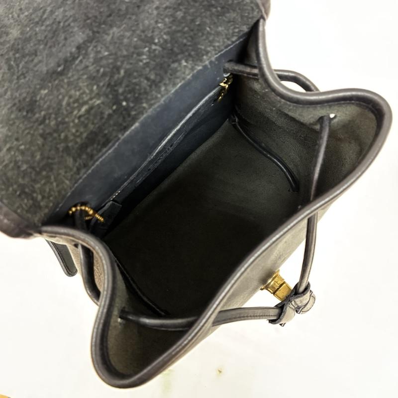 コーチ COACH リュックサック、デイパック リュックサック、デイバッグ オールド 90s 95年 USA製 ターンロック レザー リュック 9960 - レディース USED 古着 中古 50164370