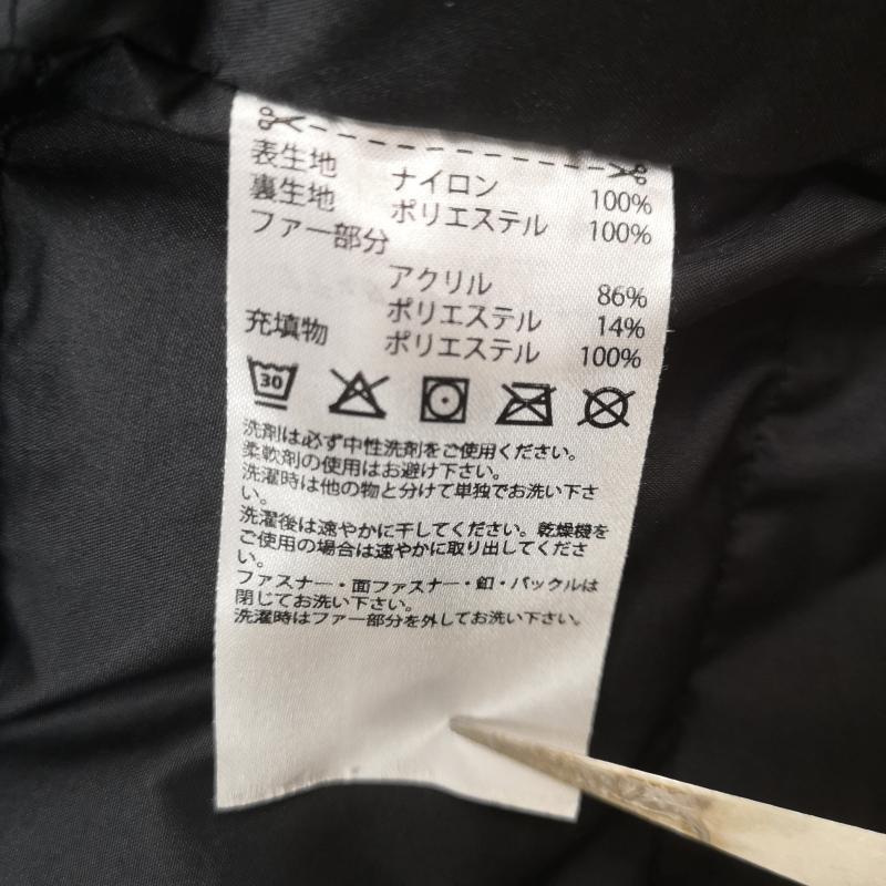 アディダス adidas ジャケット、上着 ジャンパー、ブルゾン 中綿 パデッド ジャケット 耐久 撥水 ロゴワッペン L 黒 / ブラック / black メンズ USED 古着 中古 50164375