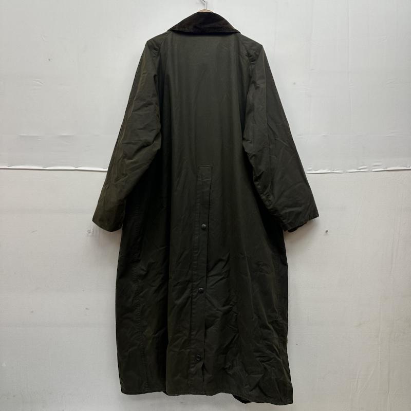 バーブァー Barbour コート コート一般 BURGHLEY ワックス オイルド コート - オリーブグリーン / オリーブグリーン / メンズ USED 古着 中古 50164378