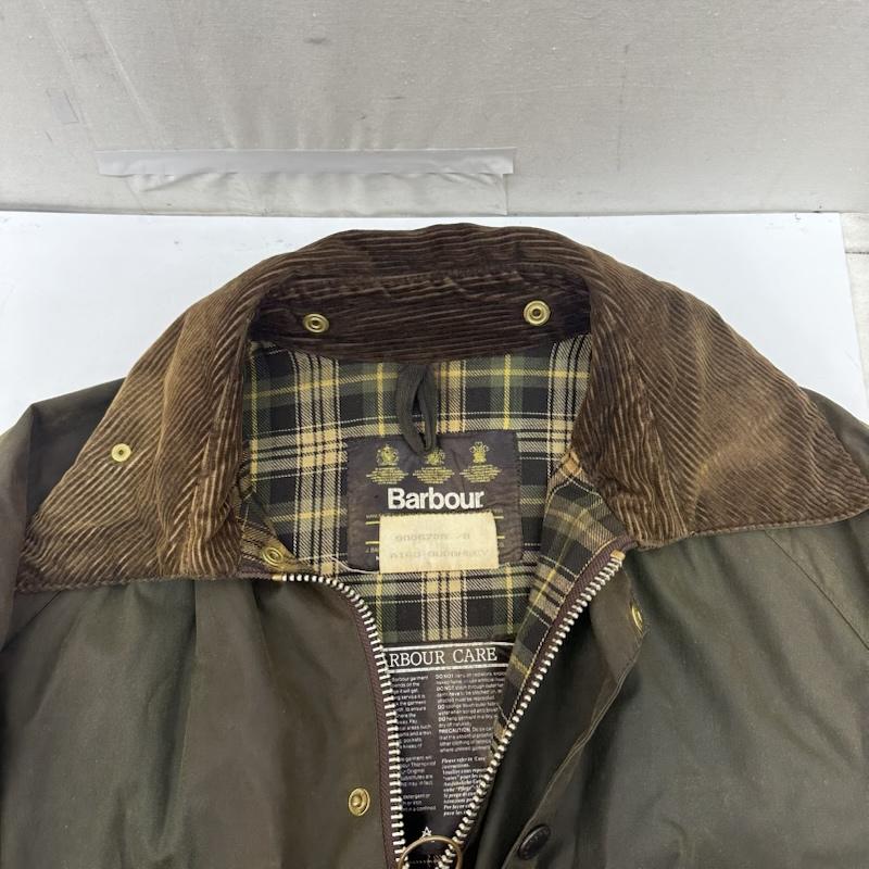 バーブァー Barbour コート コート一般 BURGHLEY ワックス オイルド コート - オリーブグリーン / オリーブグリーン / メンズ USED 古着 中古 50164378