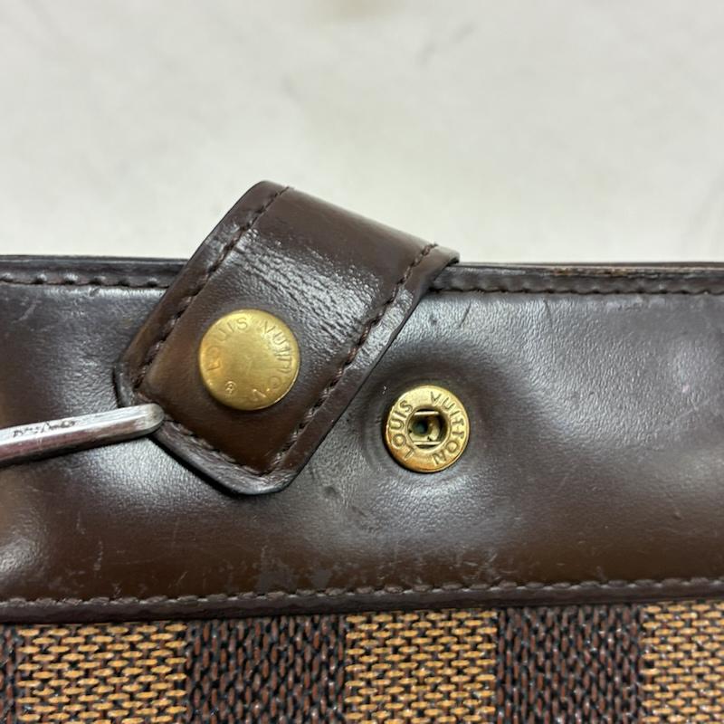 ルイヴィトン LOUIS VUITTON 財布 二つ折り ダミエ エベヌ コンパクト ジップ ウォレット N61668 ラウンドファスナー 二つ折り 財布 - メンズ USED 古着 中古 50164379