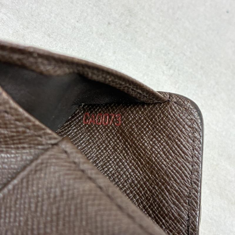 ルイヴィトン LOUIS VUITTON 財布 二つ折り ダミエ エベヌ コンパクト ジップ ウォレット N61668 ラウンドファスナー 二つ折り 財布 - メンズ USED 古着 中古 50164379