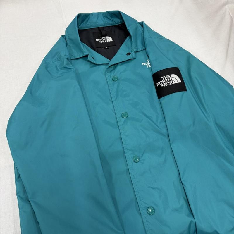 ザノースフェイス THE NORTH FACE ジャケット、上着 ジャンパー、ブルゾン NP22030 コーチジャケット ナイロン ロゴ プリント ワッペン ブルゾン S ロゴ、文字 X プリント X 刺繍 水色 / ライトブルー / X 黒 / ブラック / black X 白 / ホワイト / white メンズ USED 古着 中古 50164385