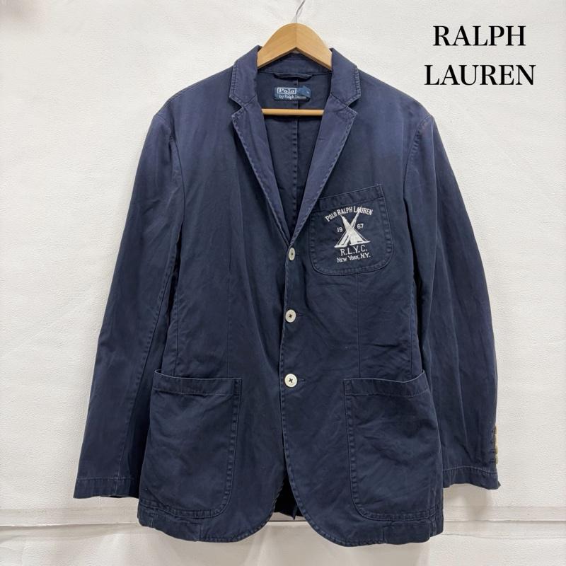 ポロバイラルフローレン Polo by RALPH LAUREN ジャケット、上着 ジャケット、ブレザー 90s R.L.Y.C.テーラード ジャケット ロゴ 刺繍 ヨットクラブ フェード ヴィンテージ 38 ロゴ、文字 X 刺繍 紺 / ネイビー / navy X 白 / ホワイト / white メンズ USED 古着 中古 50164392