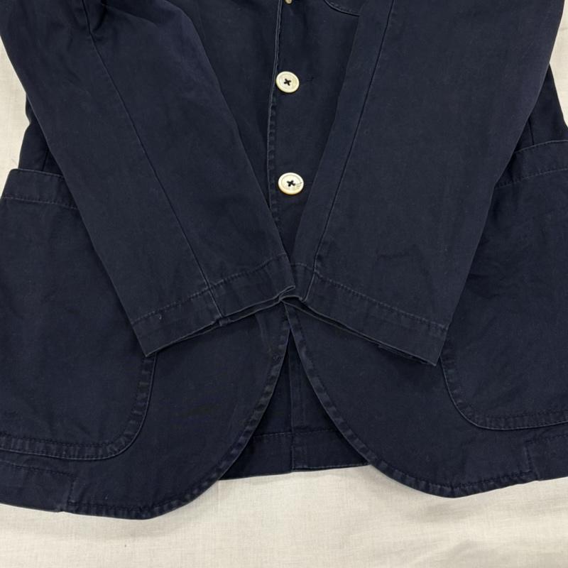 ポロバイラルフローレン Polo by RALPH LAUREN ジャケット、上着 ジャケット、ブレザー 90s R.L.Y.C.テーラード ジャケット ロゴ 刺繍 ヨットクラブ フェード ヴィンテージ 38 ロゴ、文字 X 刺繍 紺 / ネイビー / navy X 白 / ホワイト / white メンズ USED 古着 中古 50164392