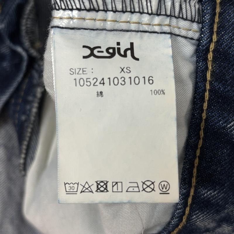 エックスガール X-girl ボトムス ボトムス 105241031016 マルチ ポケット デニム パンツ MULTI POCKET DENIM PANTS XS レディース USED 古着 中古 50164402