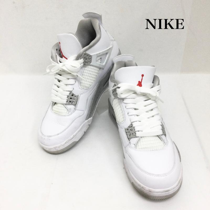 ナイキ NIKE スニーカー スニーカー NIKE AIR JORDAN 4 RETRO ナイキ エア ジョーダン 4 レトロ ct8527-100 27.0cm 白 / ホワイト / white メンズ USED 古着 中古 50164403