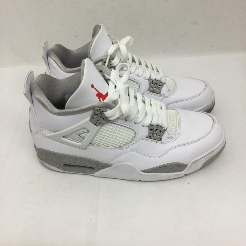 ナイキ NIKE スニーカー スニーカー NIKE AIR JORDAN 4 RETRO ナイキ エア ジョーダン 4 レトロ ct8527-100 27.0cm 白 / ホワイト / white メンズ USED 古着 中古 50164403