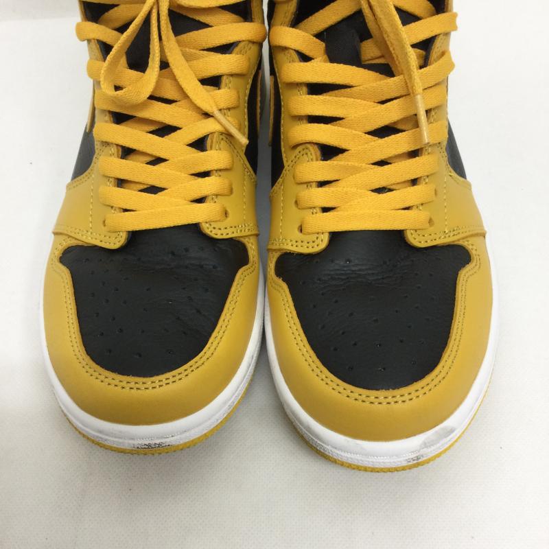 ナイキ NIKE スニーカー スニーカー NIKE AIR JORDAN 1 RETRO HIGH OG　555088-701 27.0cm 黒 / ブラック / black X 黄 / イエロー / yellow メンズ USED 古着 中古 50164413