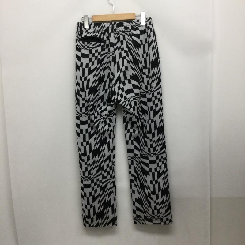 ニードルス Needles パンツ スラックス Needles KP345A トラック パンツ 総柄 XS 黒 ブラック 日本製 ネペンテス メンズ XS 総柄 白 / ホワイト / white X 黒 / ブラック / black メンズ USED 古着 中古 50164419