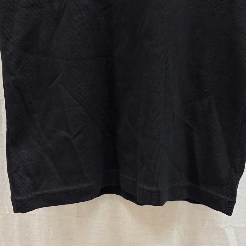 ヴェルサーチジーンズクチュール VERSACE JEANS COUTURE Tシャツ 半袖 イタリア製 ロゴ クルーネック 半袖 Tシャツ - 黒 / ブラック / black レディース USED 古着 中古 50164424