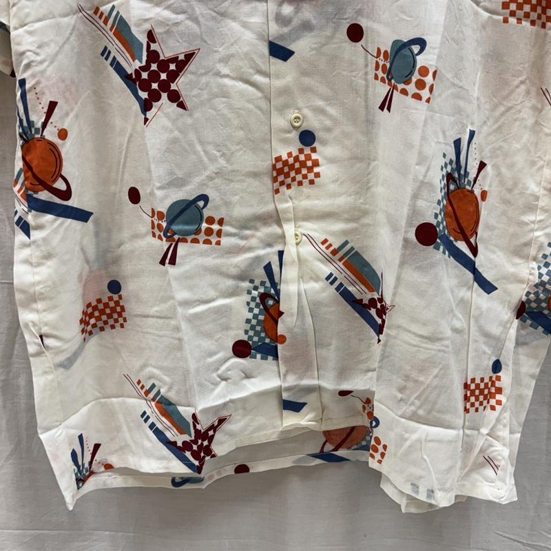 古着 USED シャツ、ブラウス 半袖 Rockman Collection in Japan グラフィック 総柄 オープンカラー 半袖 シャツ C-TK2331 M メンズ USED 古着 中古 50164425