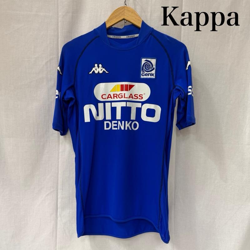 カッパ Kappa Tシャツ 半袖 2002-03 KRC genk ユニフォーム blue - ロゴ、文字 青 / ブルー / blue メンズ USED 古着 中古 50164428
